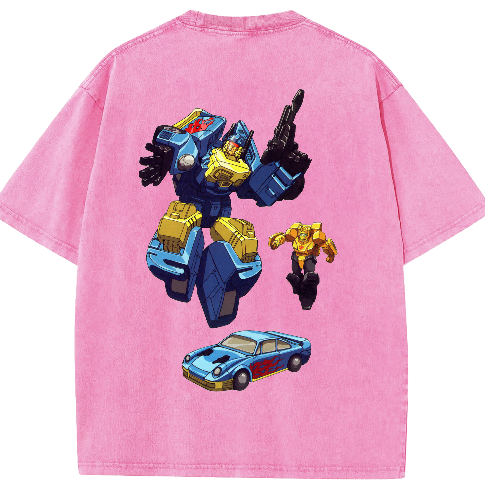 （画像用）  綿100% ヴィンテージ風 半袖Tシャツ（背面プリント）